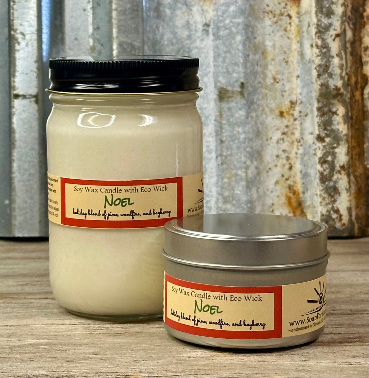Noel Scented Soy Wax Candle
