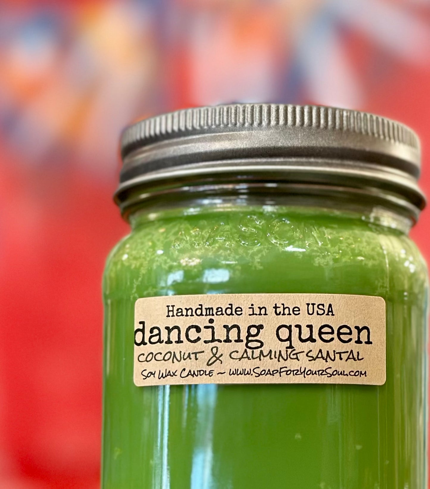 Dancing Queen hand poured soy candle