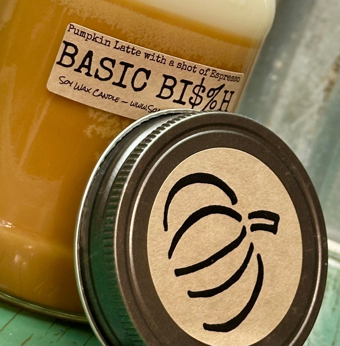 Basic Bi$%h Pumpkin Latte Soy Candle