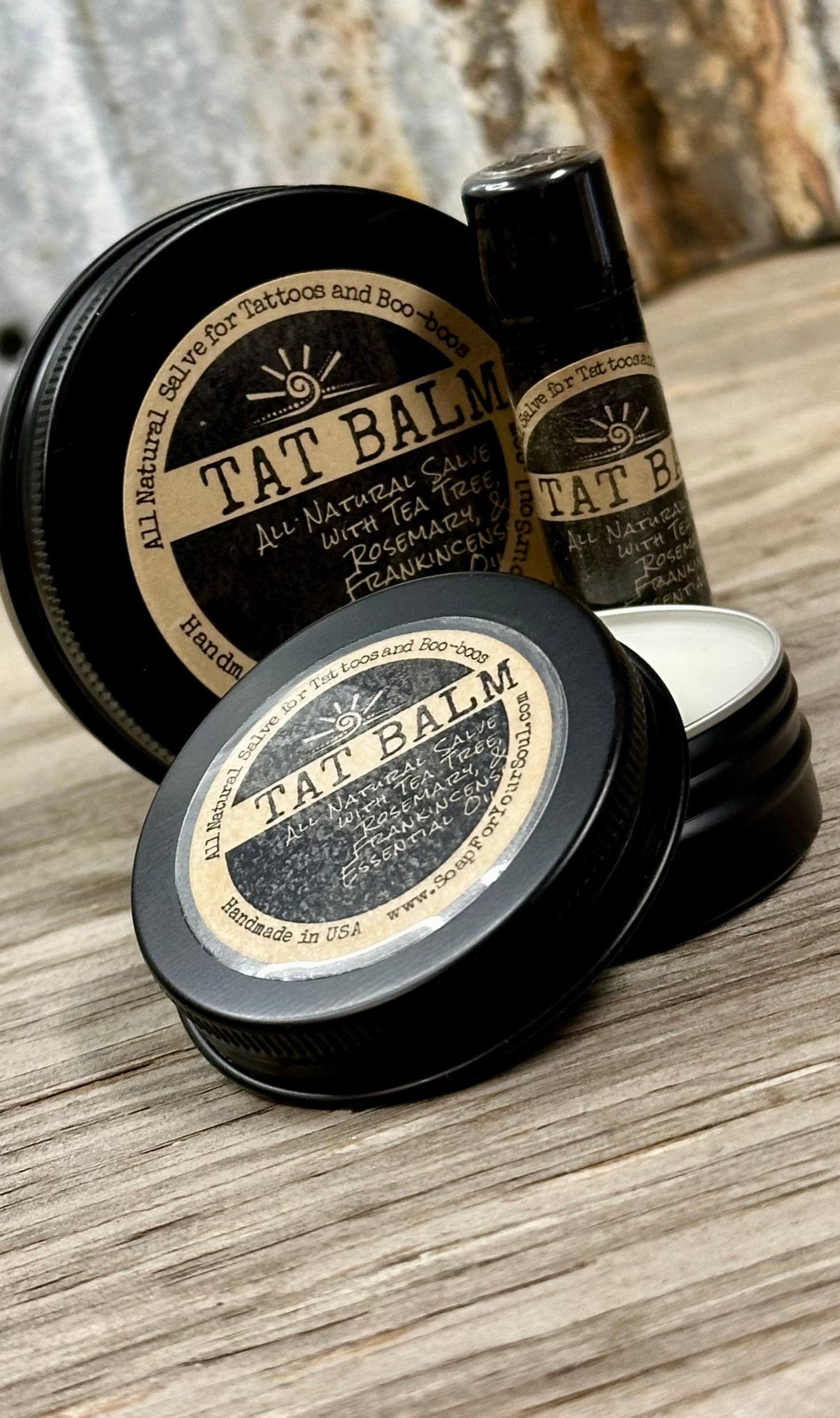 Tat Balm All Natural, Skin Soothing Balm