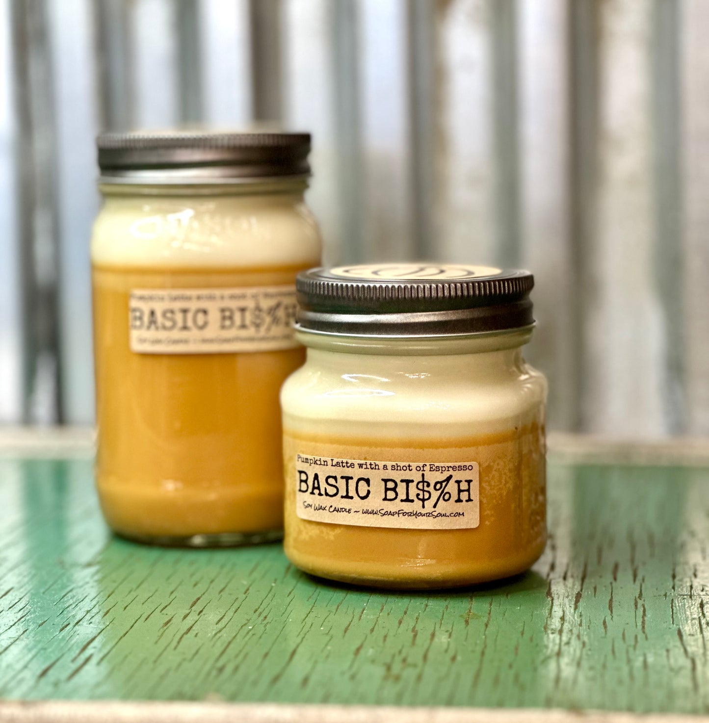 Basic Bi$%h Pumpkin Latte Soy Candle
