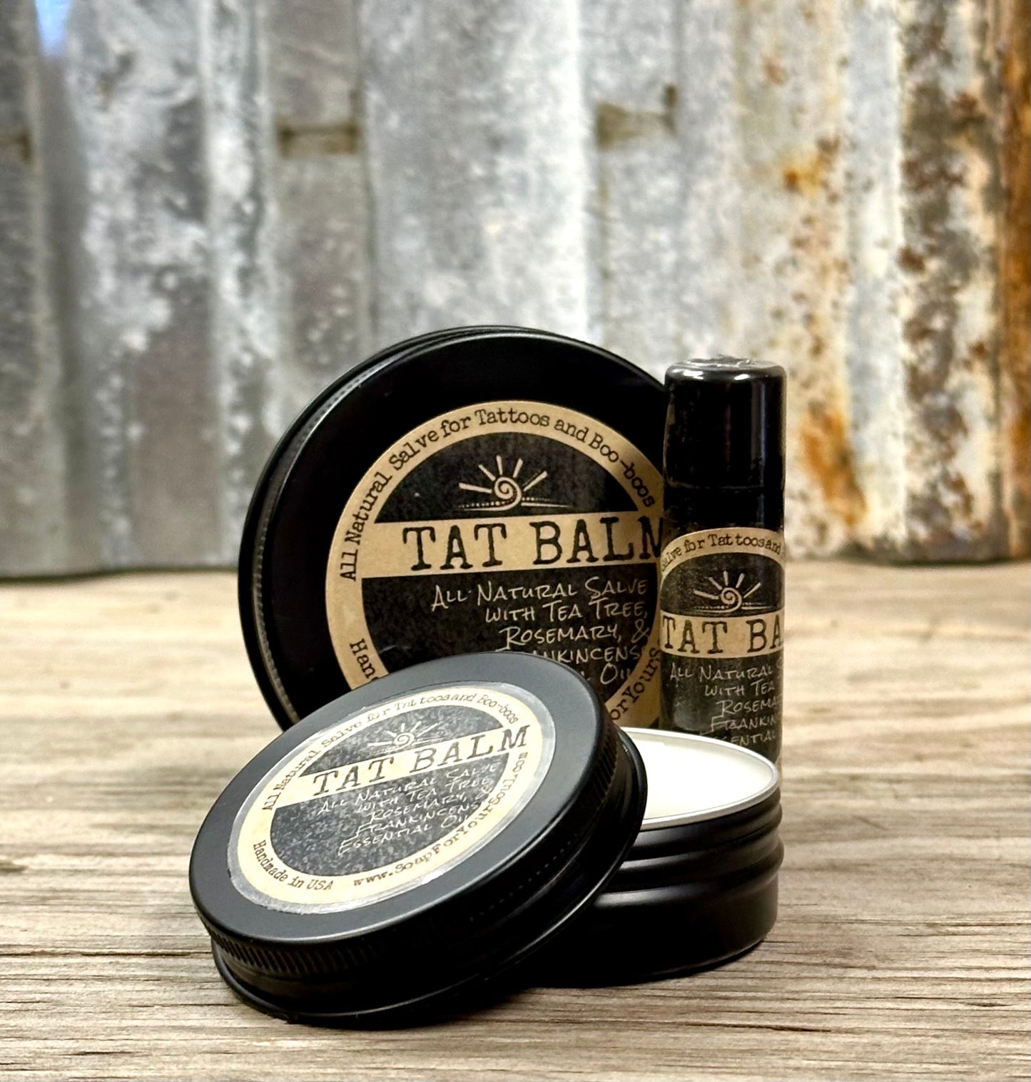 Tat Balm All Natural, Skin Soothing Balm