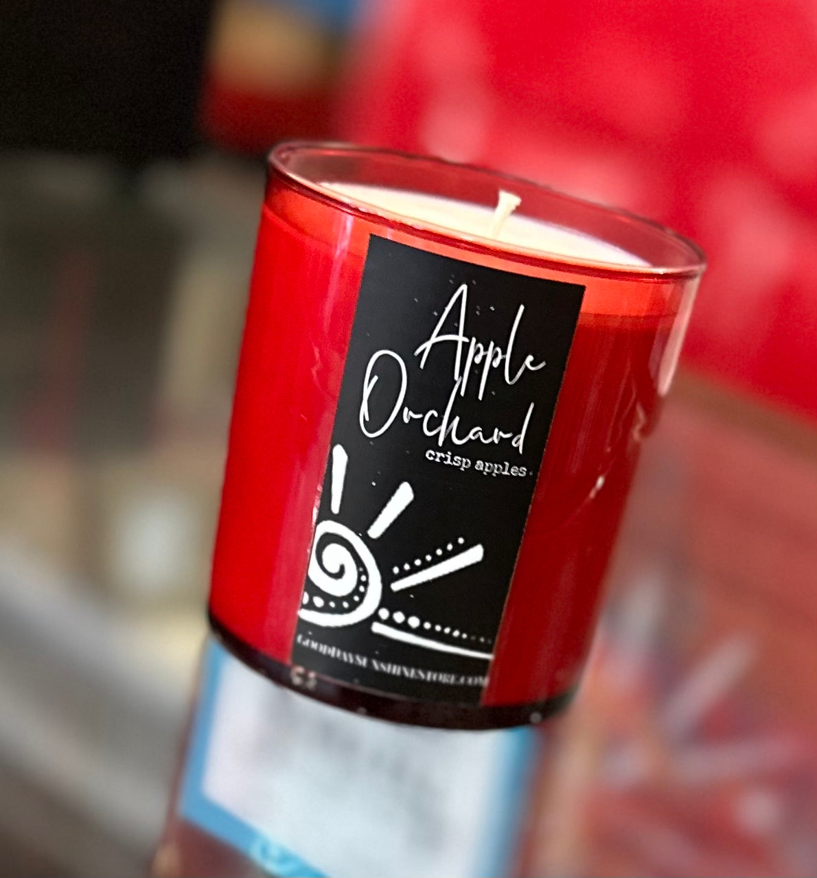 Apple Orchard Soy Candle in Red Tumbler
