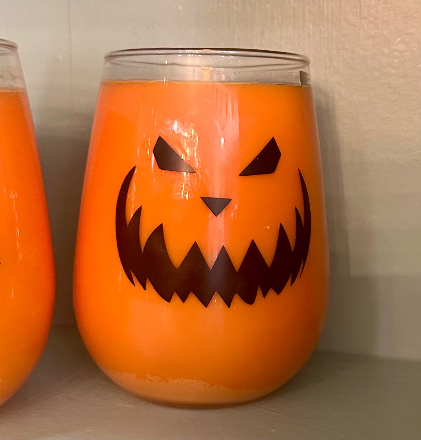 City of Halloween, SC Jack-o-lantern Candle