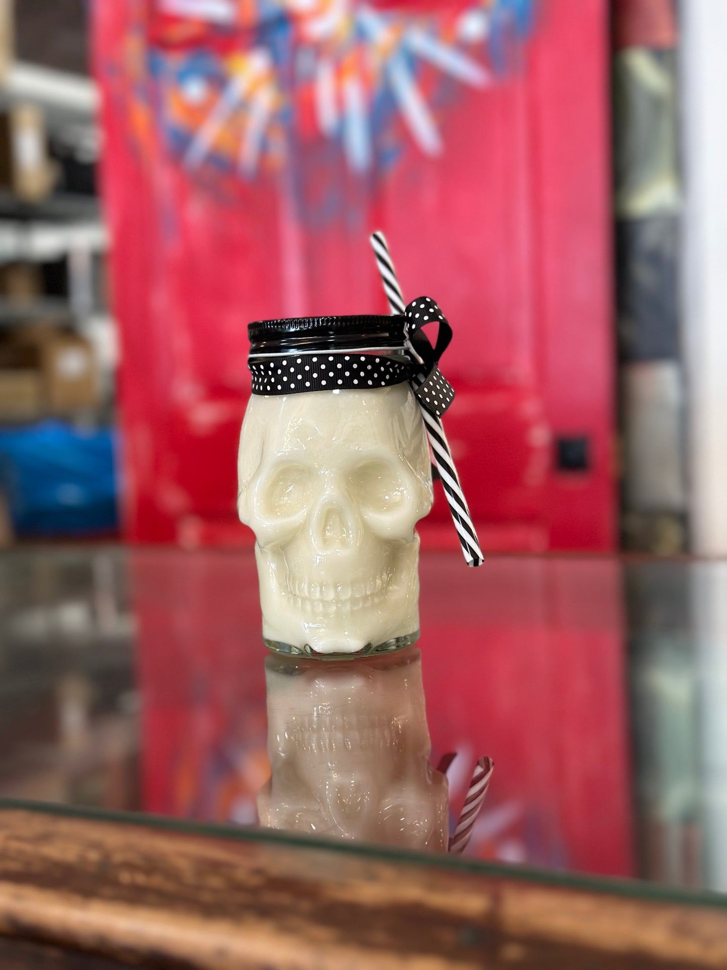 Skeleton Jar Soy Candle