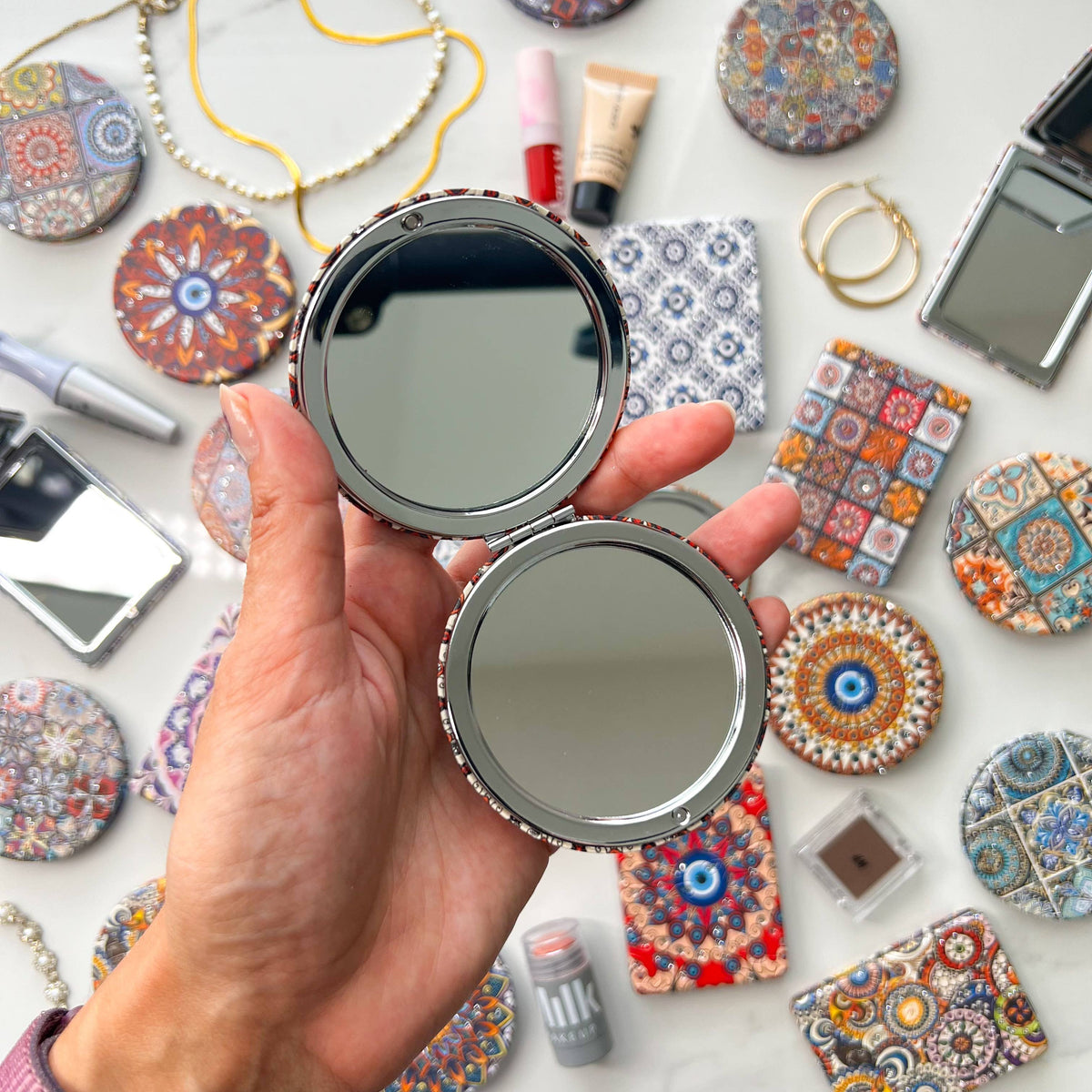 Pocket Mirror, Small Mirror, Cute Mirror, Make up Mirror