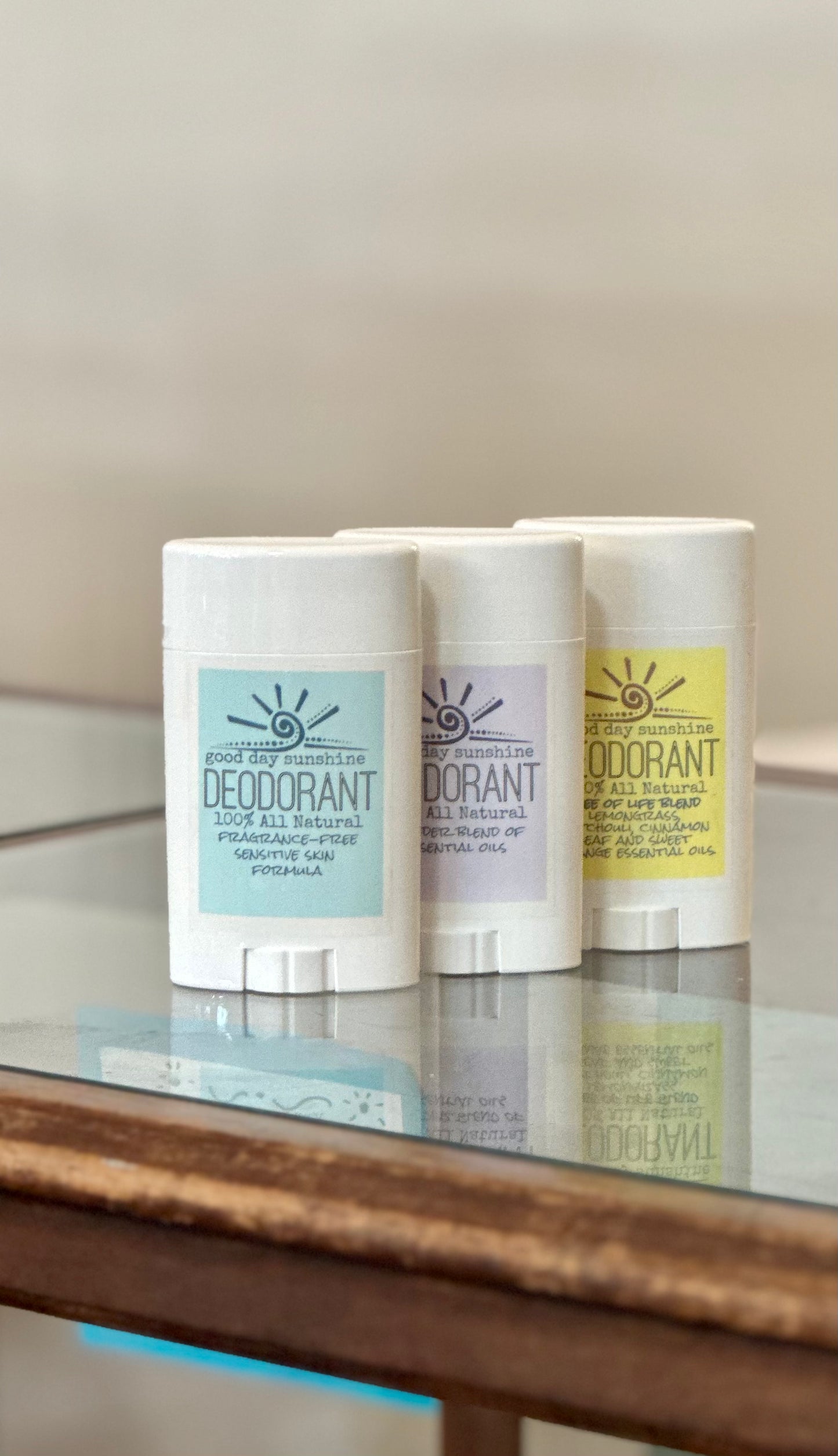 All Natural Deodorant - Fragrance Free, Lavender, or Tree of Life