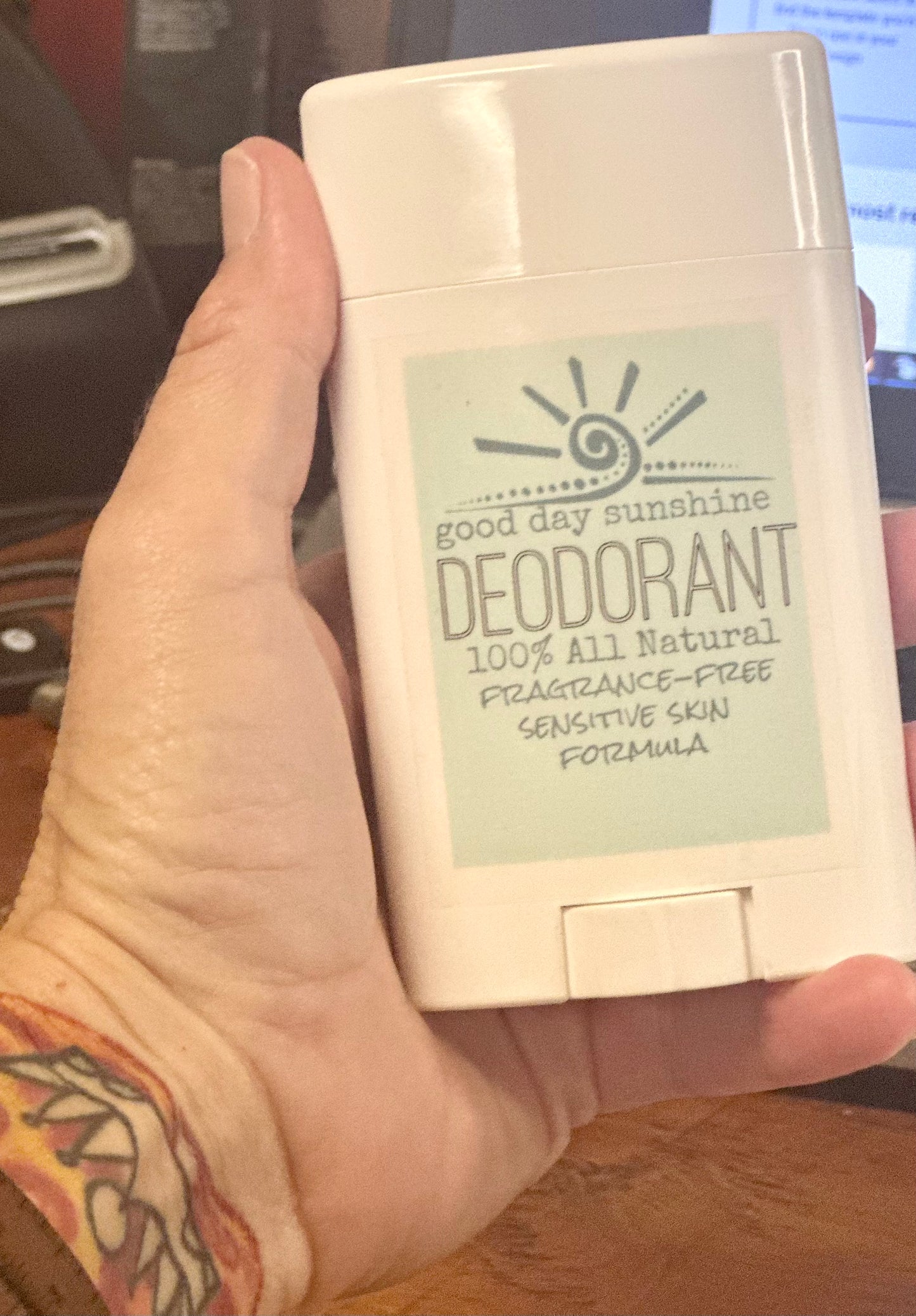 All Natural Deodorant - Fragrance Free, Lavender, or Tree of Life