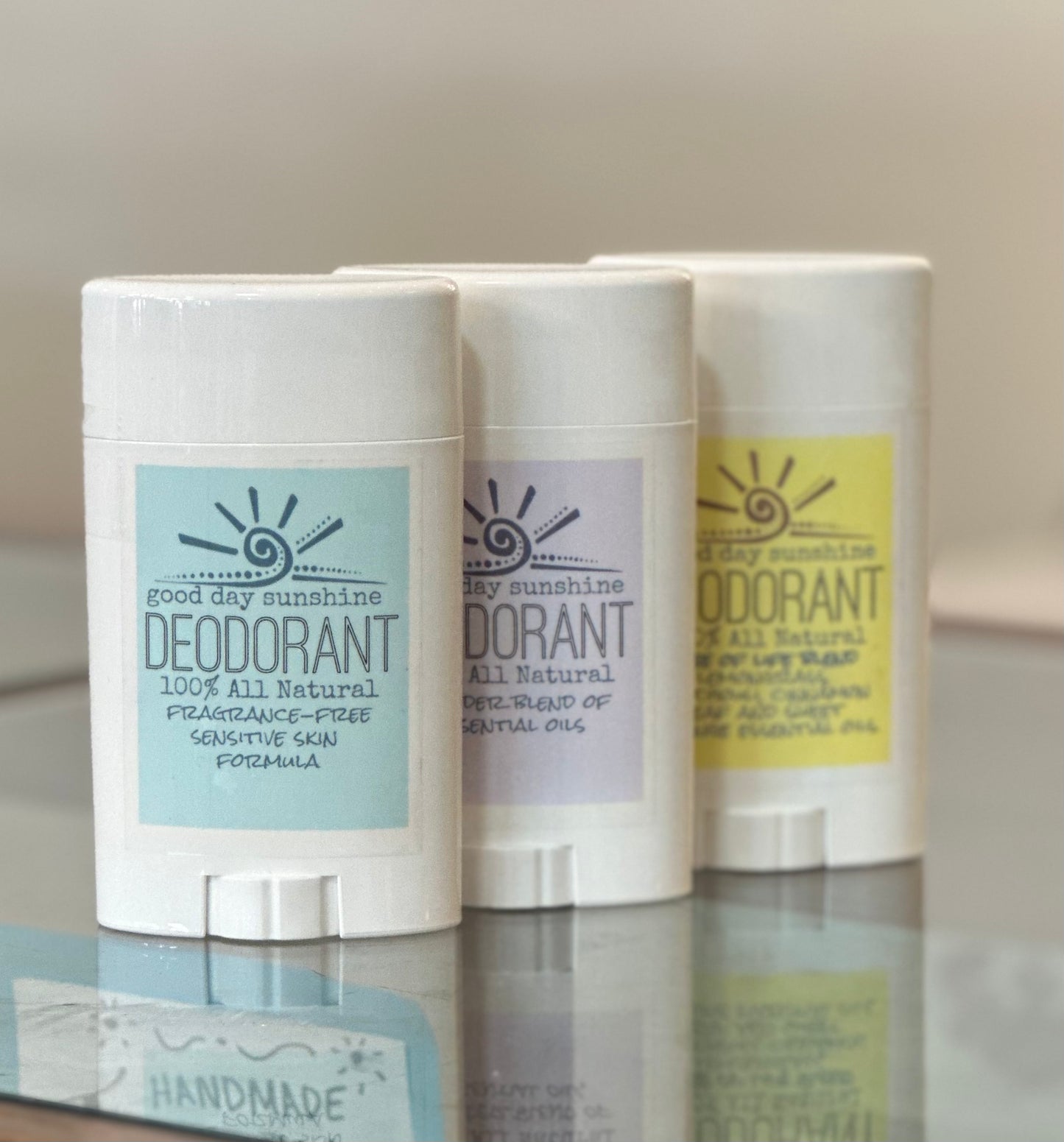 All Natural Deodorant - Fragrance Free, Lavender, or Tree of Life