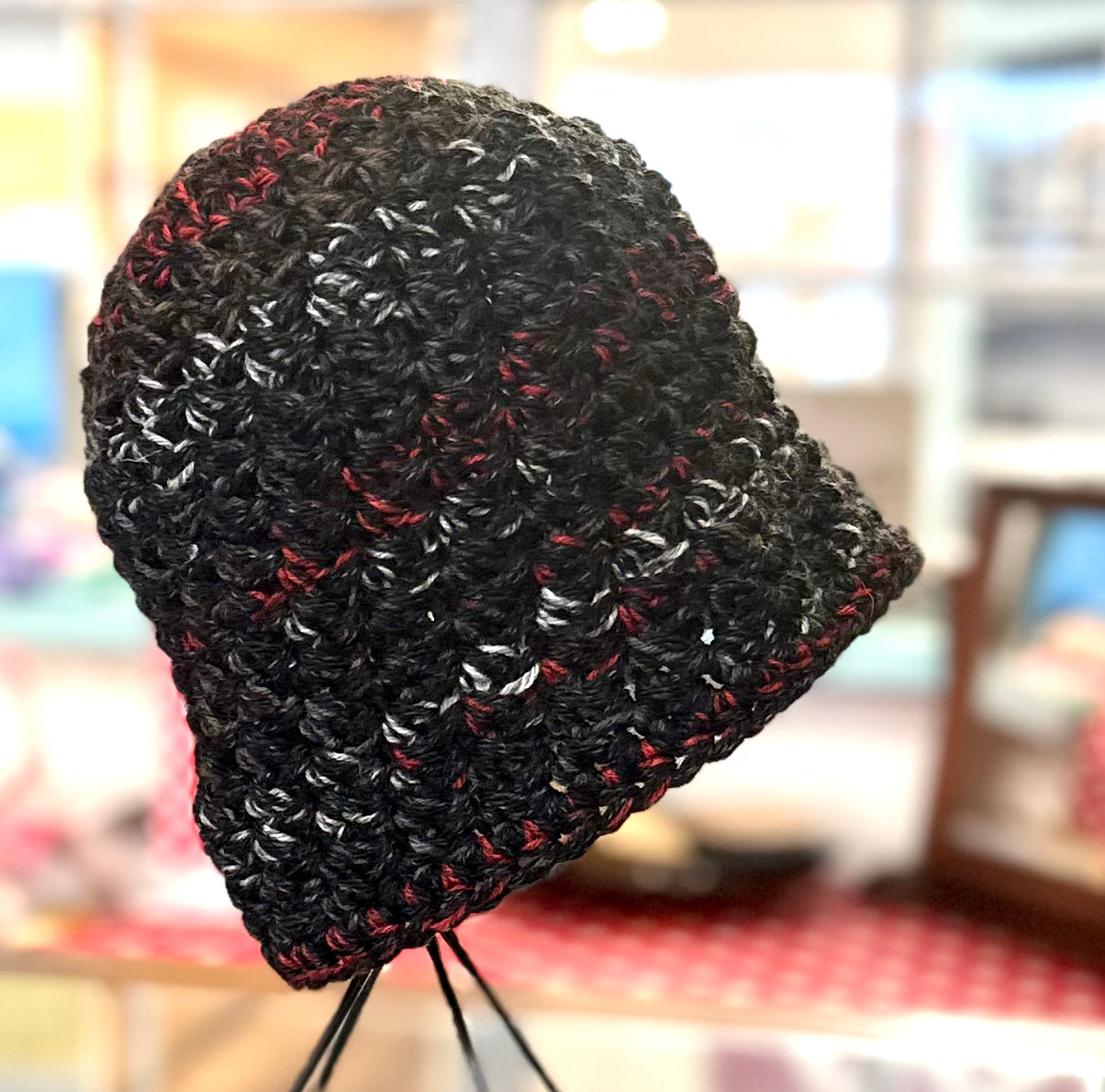 Raven Crochet Hat