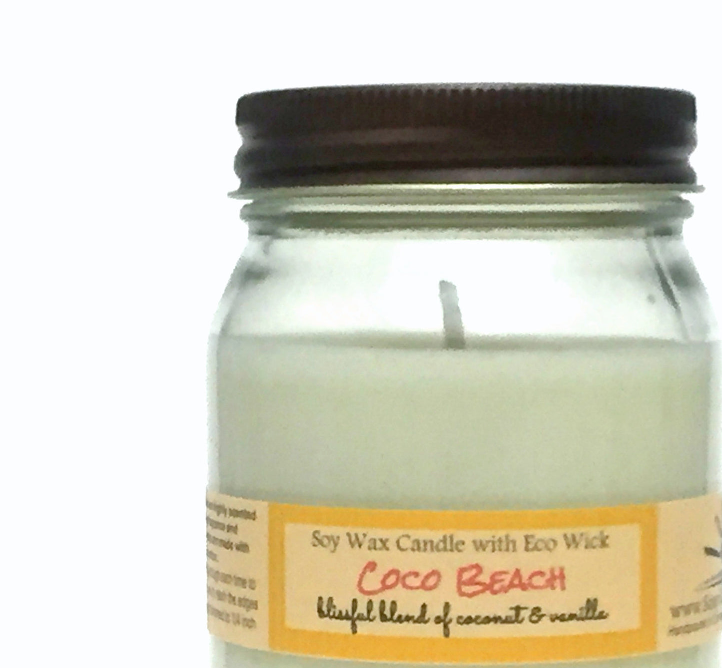 Coco Beach Scented Soy Wax Candle