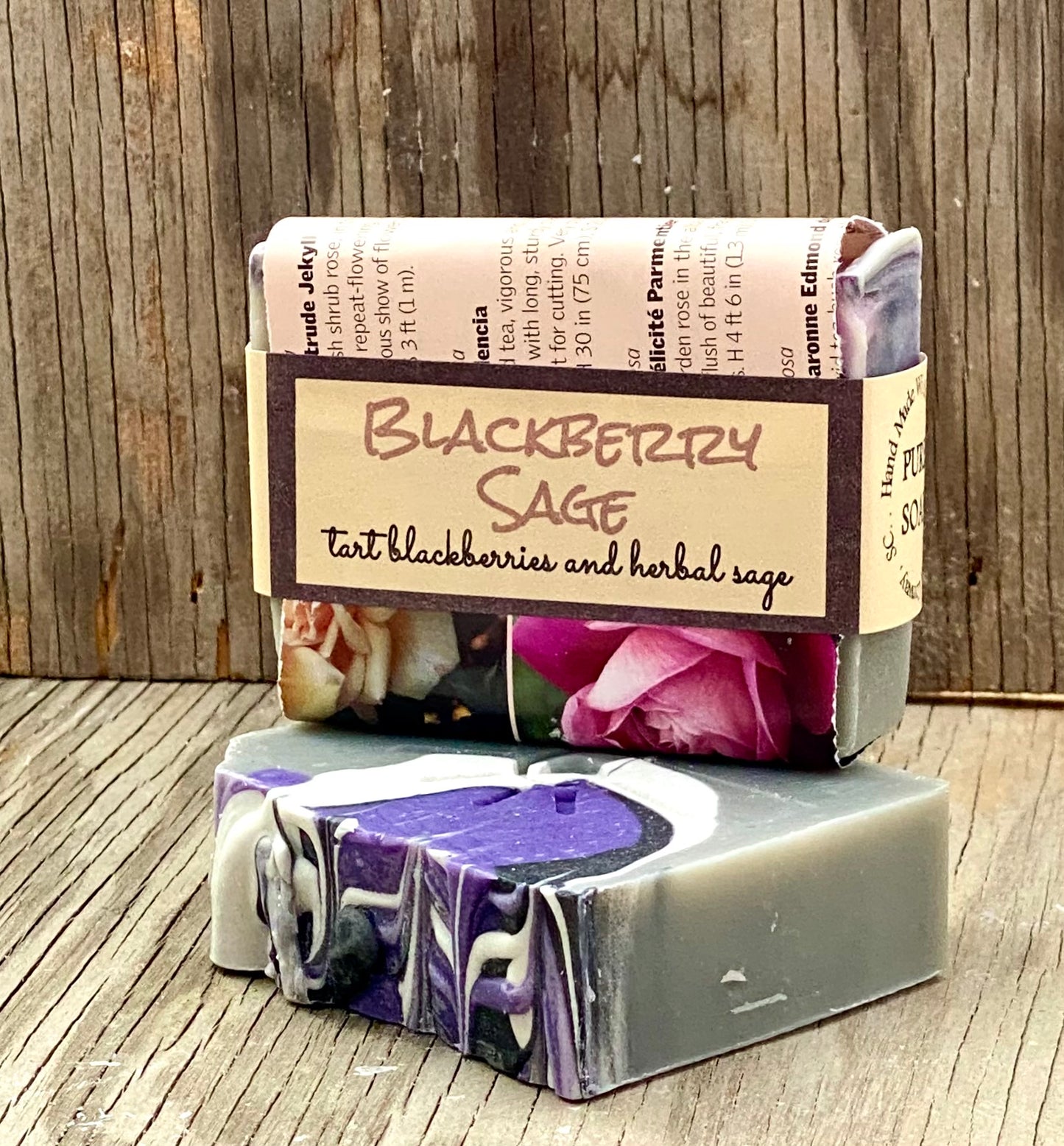 Blackberry Sage Handmade Soap