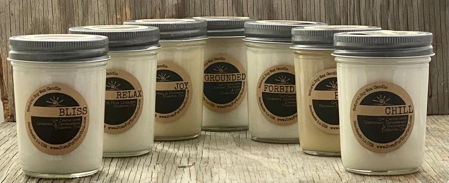 FORBIDDEN - Grapefruit, Eucalyptus, & Lavender Essential Oils - Aromatherapy Candle