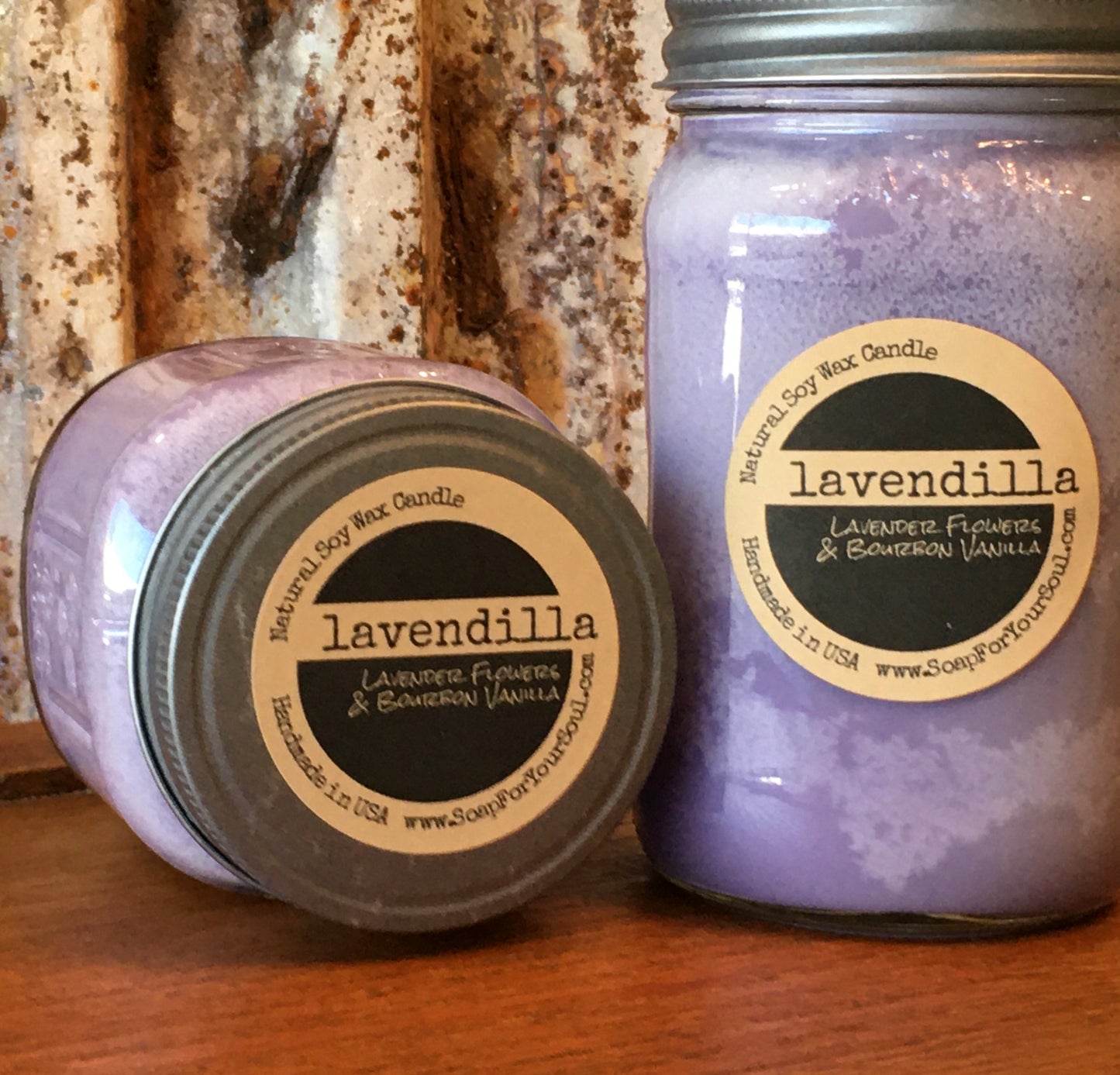 Lavendilla - Lavender & Vanilla Soy Candle
