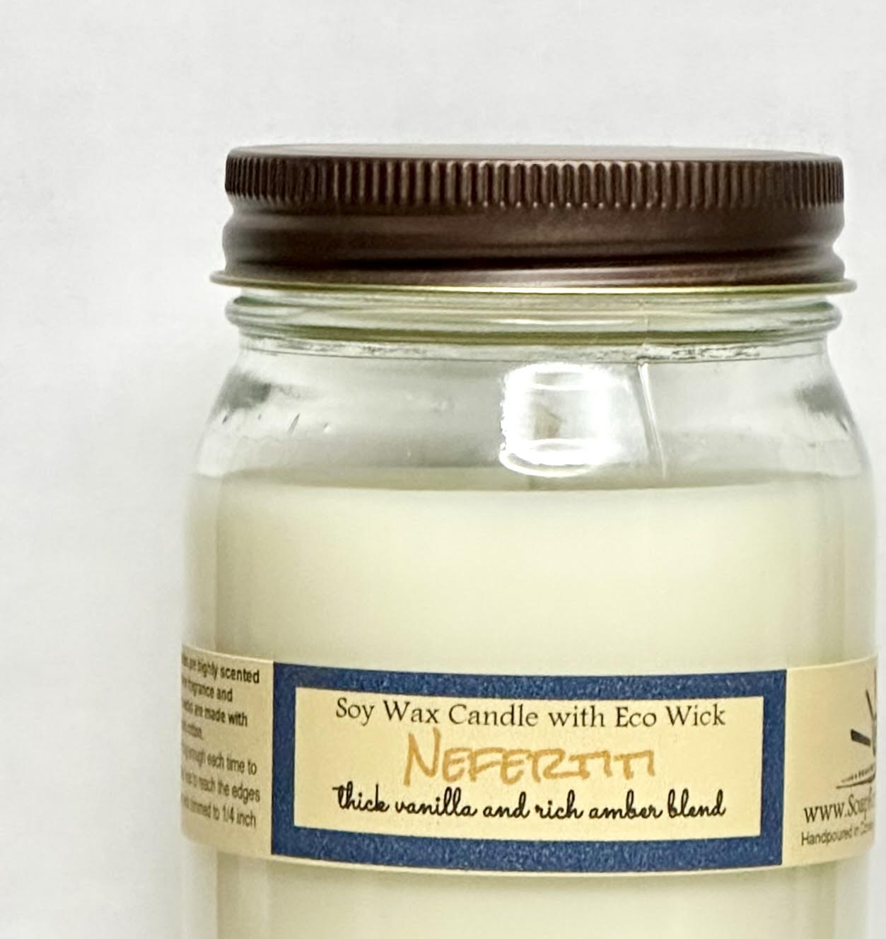 Nefertitti Scented Soy Wax Candle