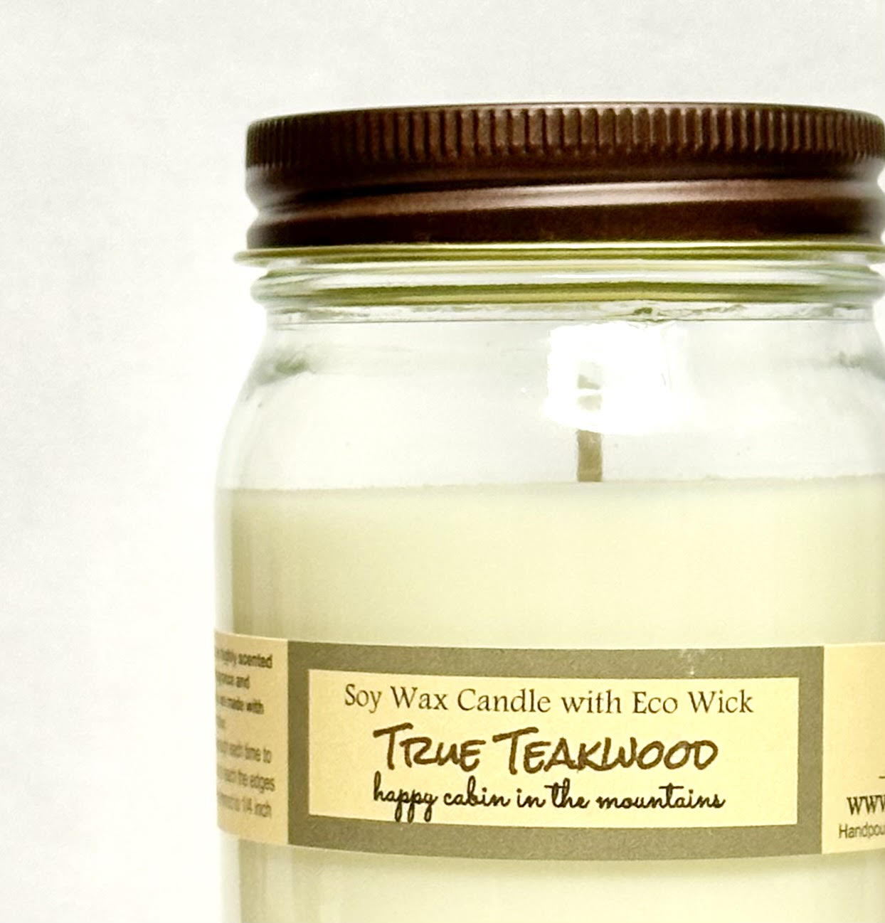 True Teakwood Soy Wax Candle