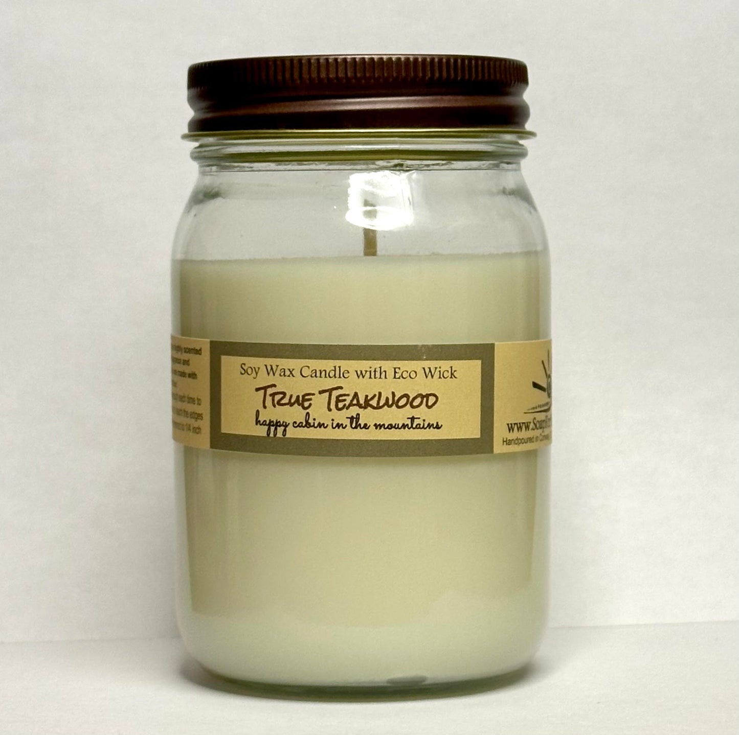 True Teakwood Soy Wax Candle