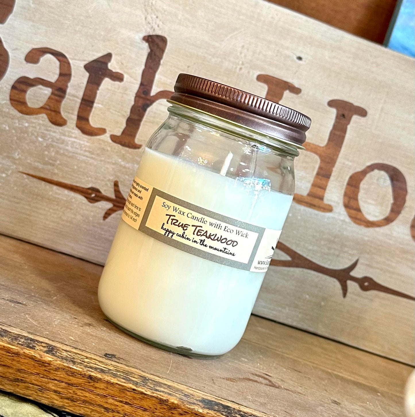True Teakwood Soy Wax Candle