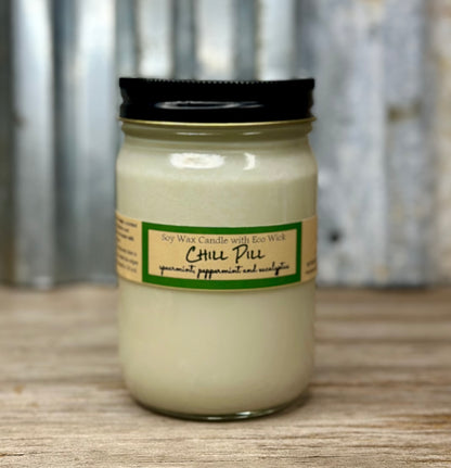 Chill Pill Scented Soy Wax Candle