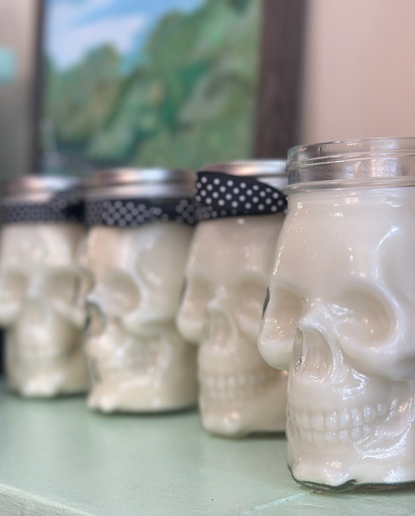 Skeleton Jar Soy Candle