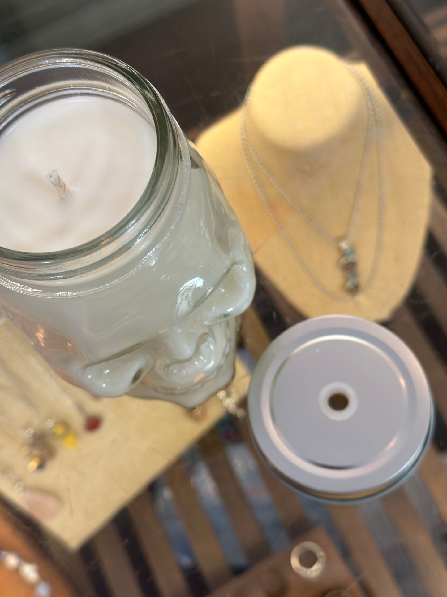 Skeleton Jar Soy Candle