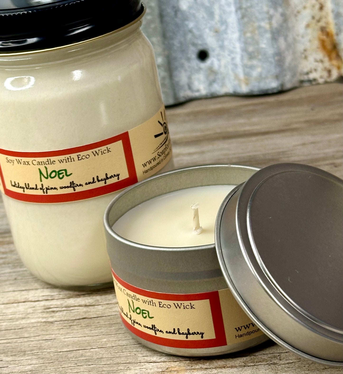 Noel Scented Soy Wax Candle