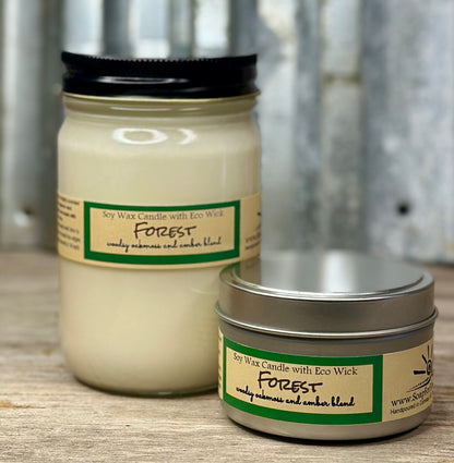 Forest Scented Soy Wax Candle