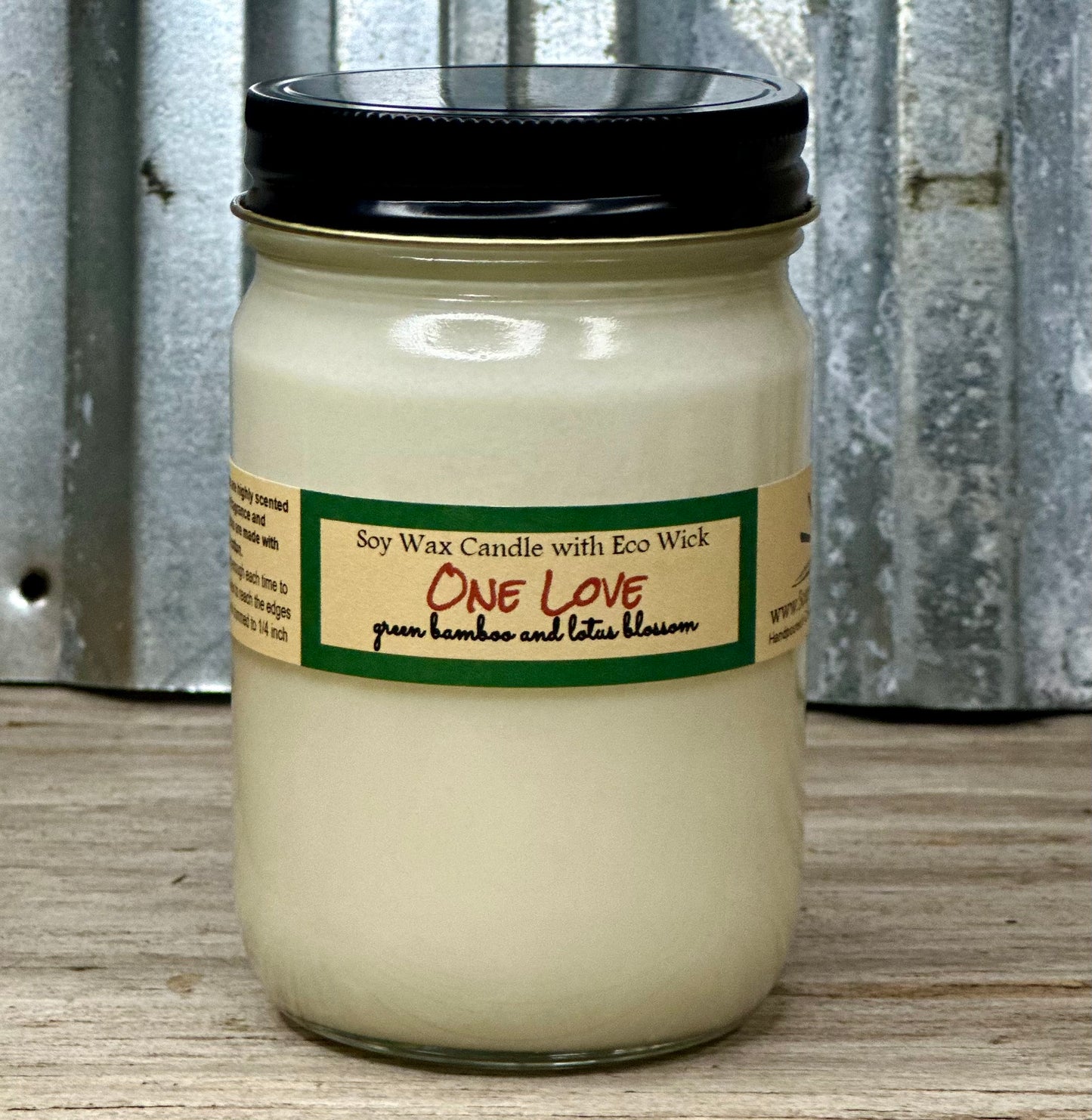 One Love Scented Soy Candle