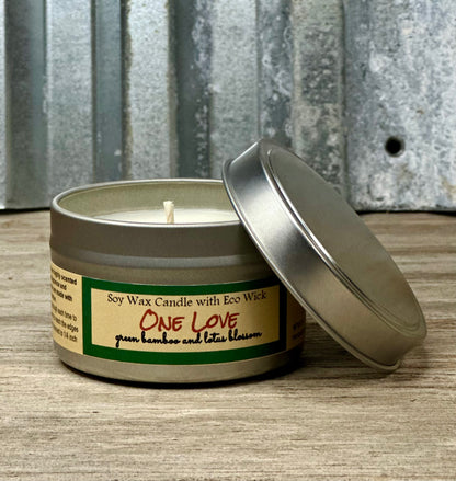 One Love Scented Soy Candle