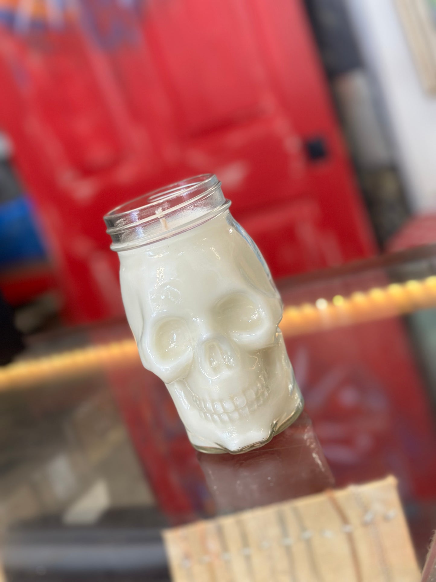 Skeleton Jar Soy Candle