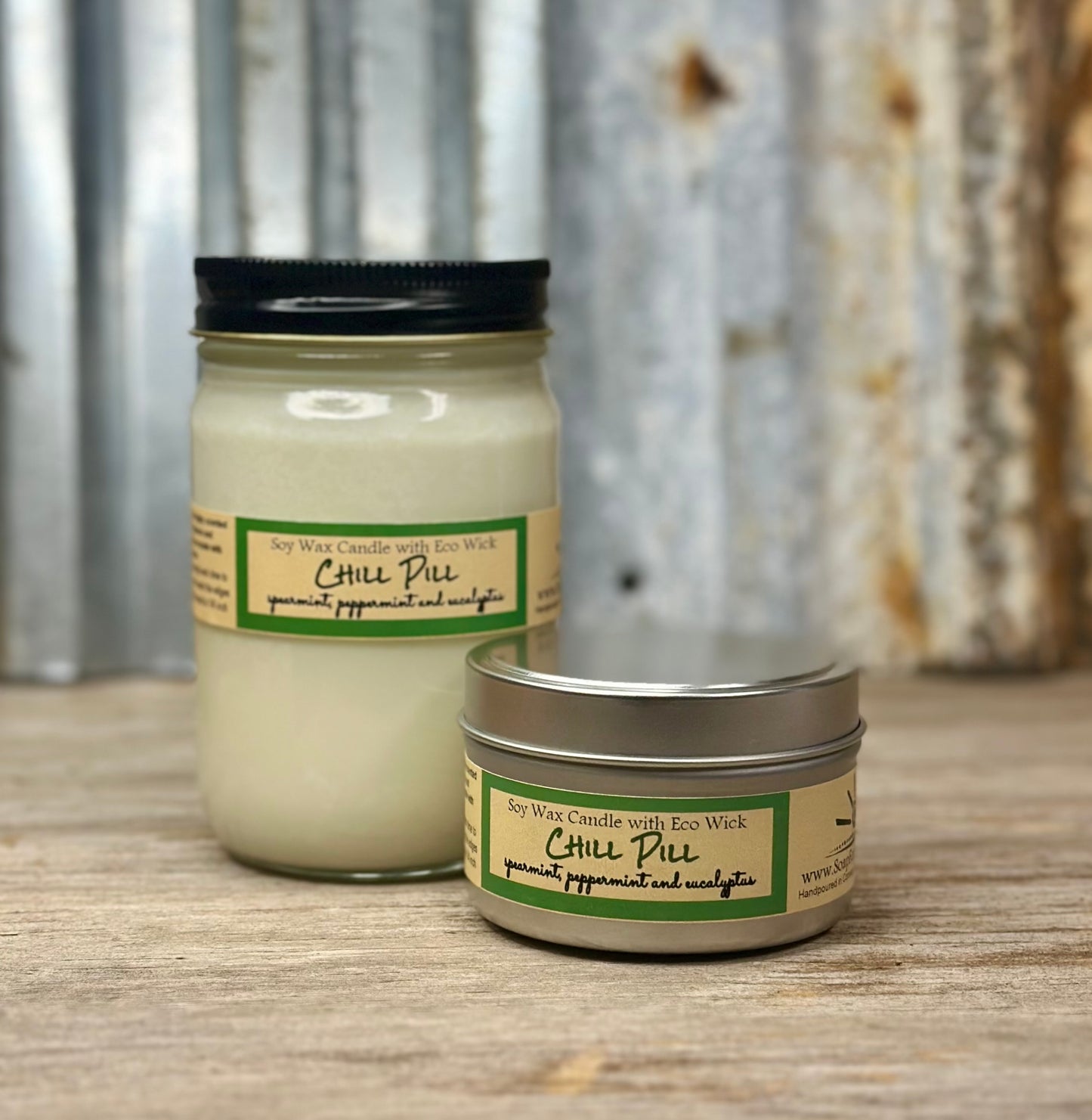 Chill Pill Scented Soy Wax Candle