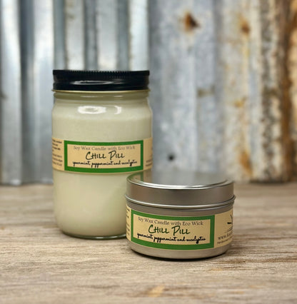 Chill Pill Scented Soy Wax Candle