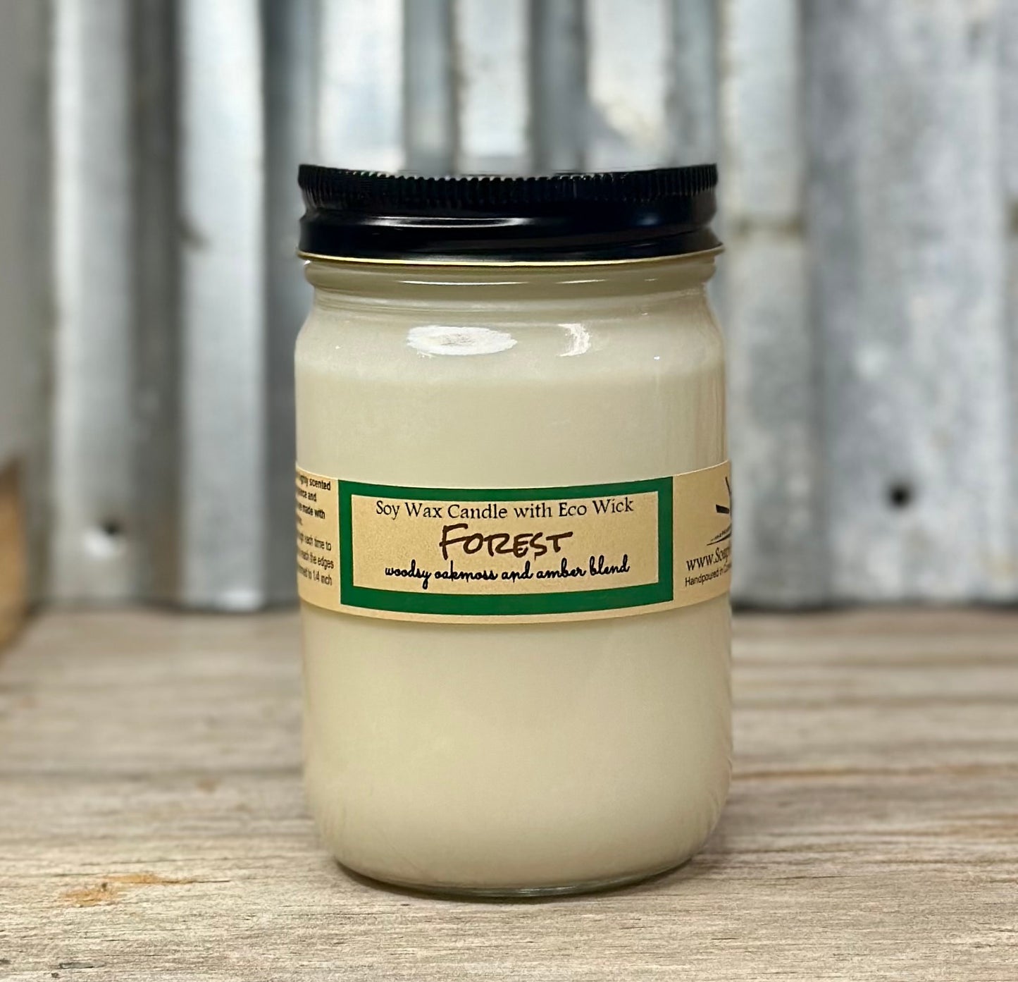 Forest Scented Soy Wax Candle