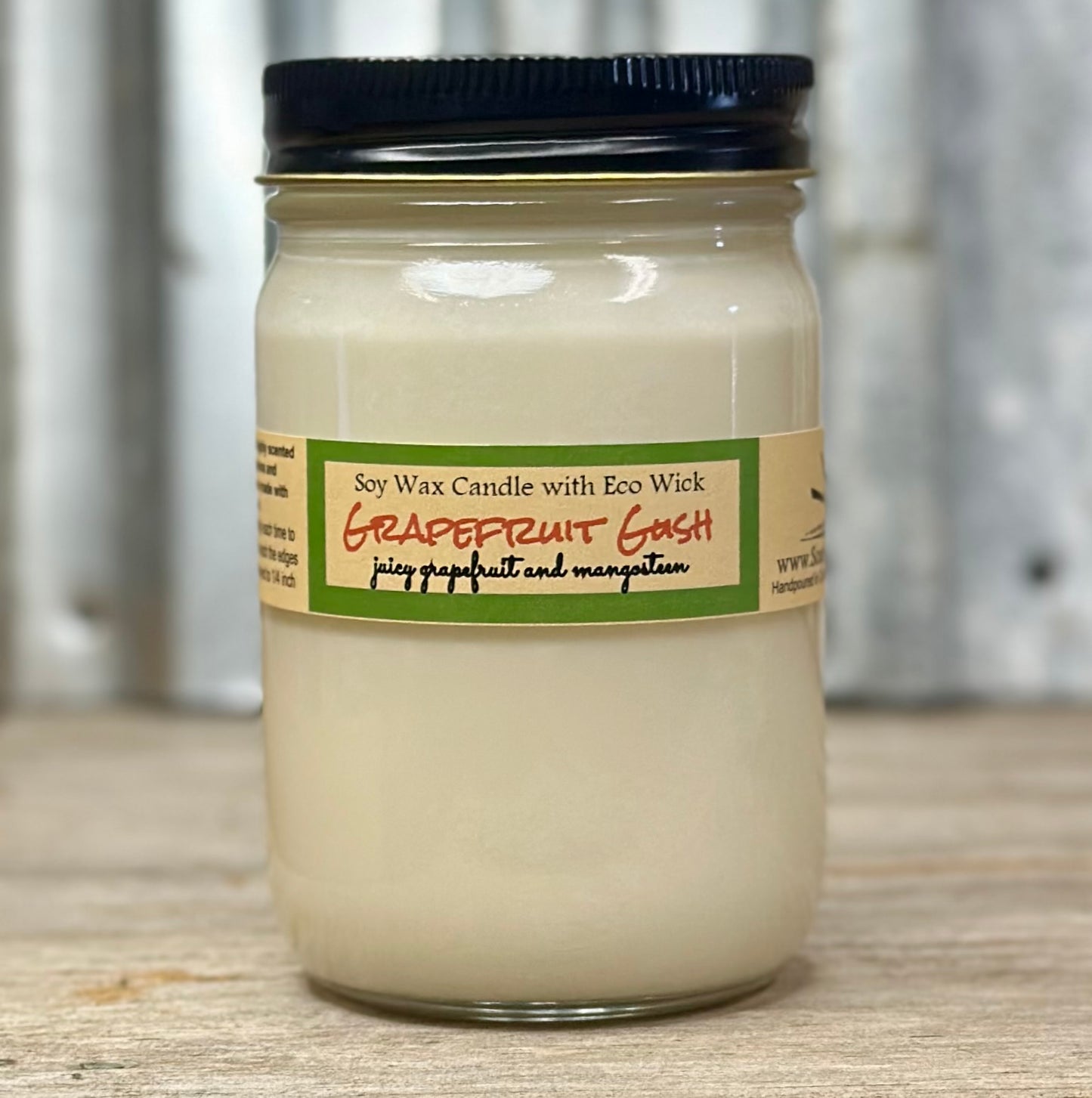 Grapefruit Gush Scented Soy Wax Candle