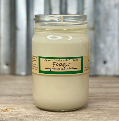 Forest Scented Soy Wax Candle