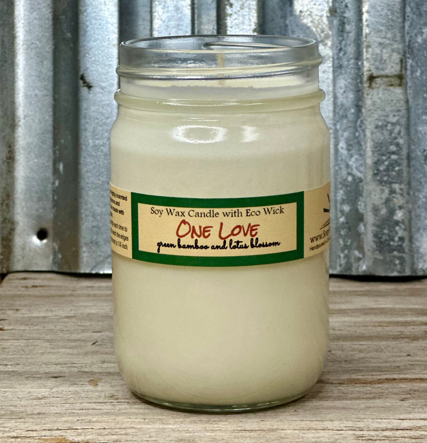 One Love Scented Soy Candle