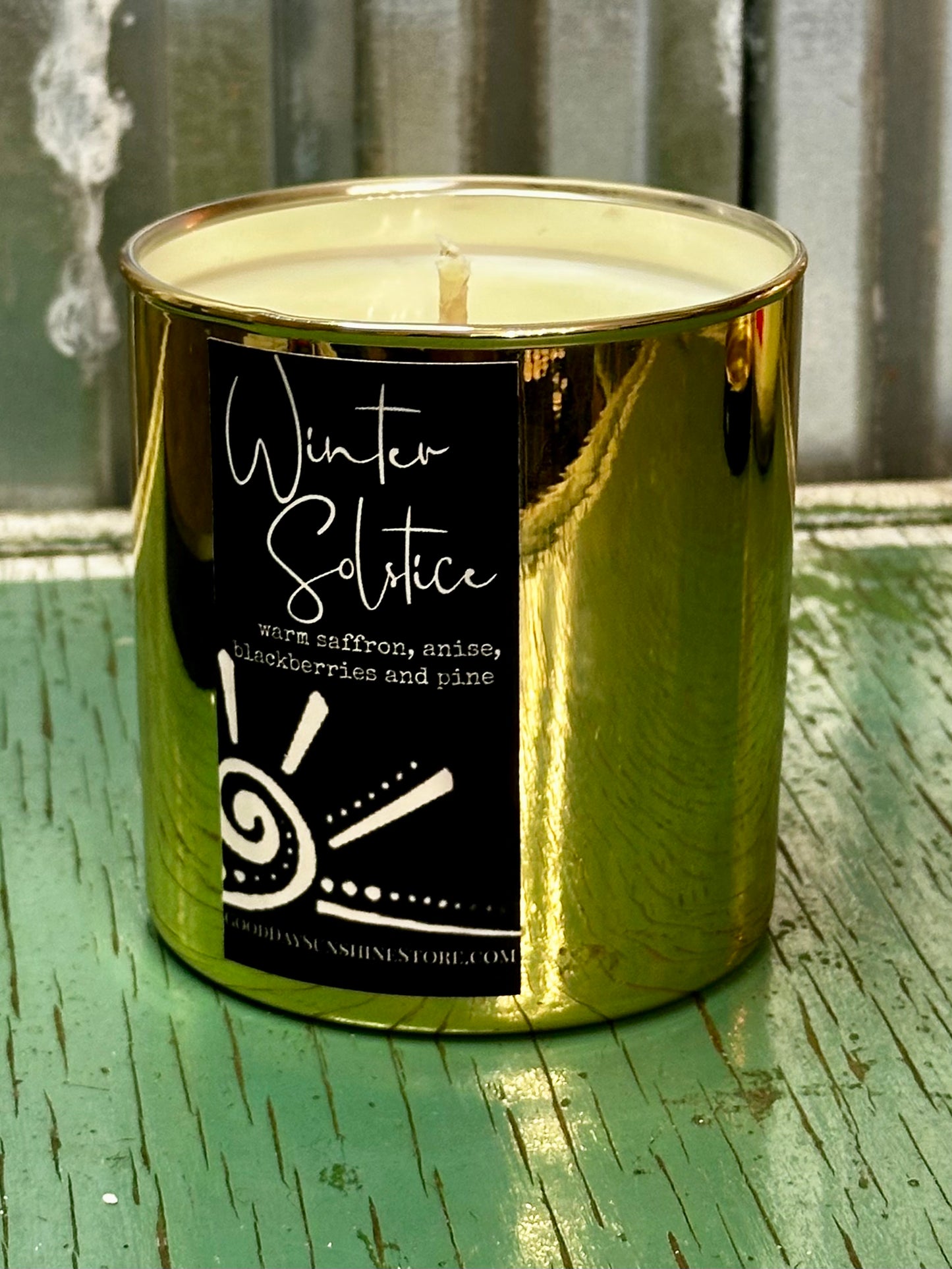 Winter Solstice Tumbler Candle