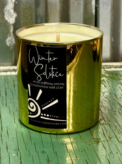 Winter Solstice Tumbler Candle