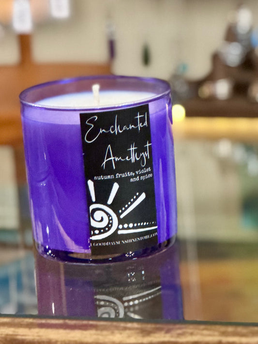 Enchanted Amethyst Purple Tumbler Candle