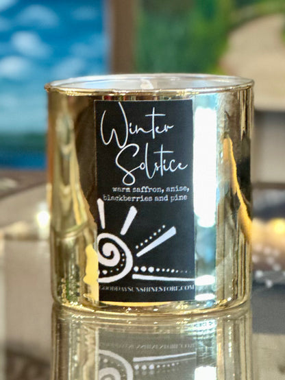 Winter Solstice Tumbler Candle