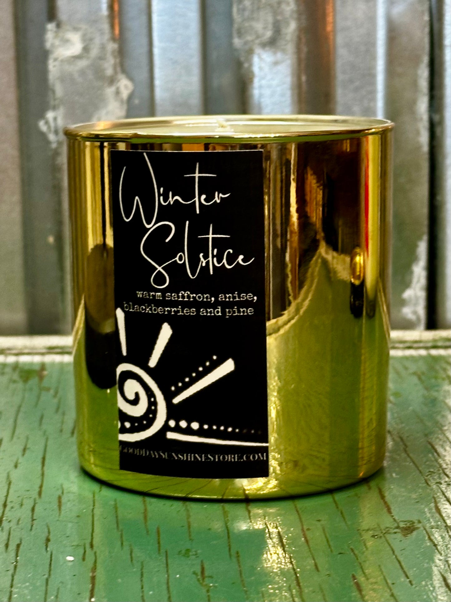 Winter Solstice Tumbler Candle