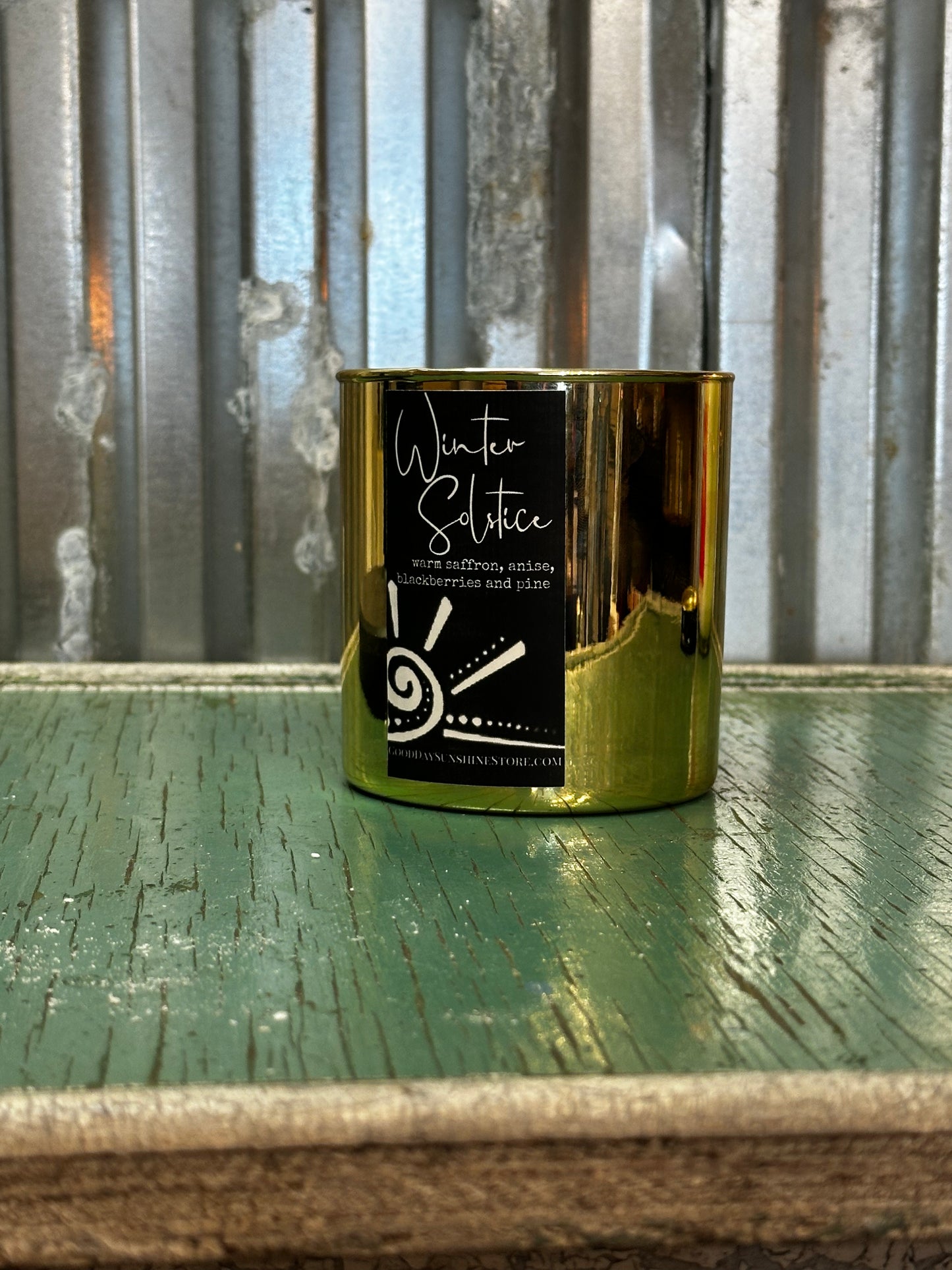 Winter Solstice Tumbler Candle