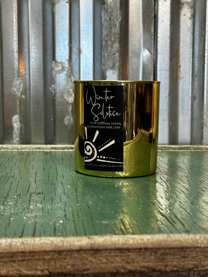 Winter Solstice Tumbler Candle