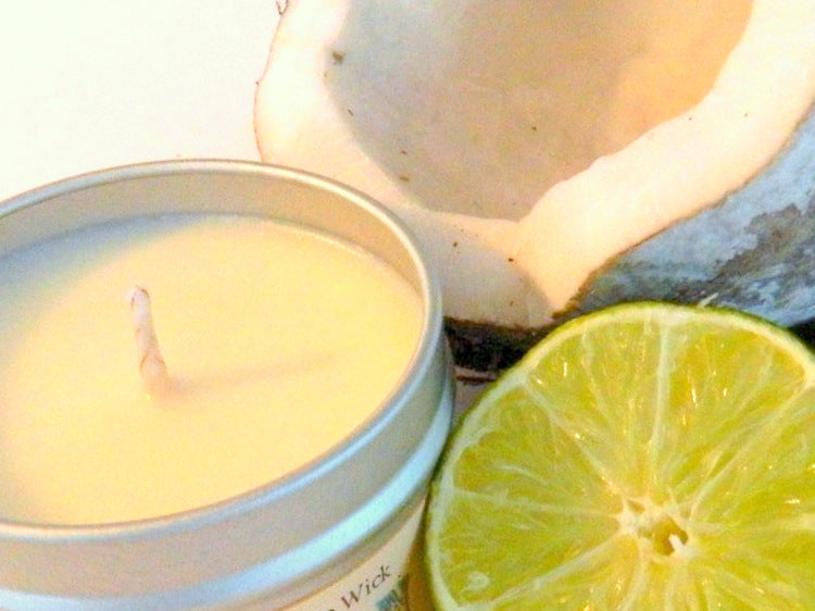 Caribbean Scented Soy Wax Candle