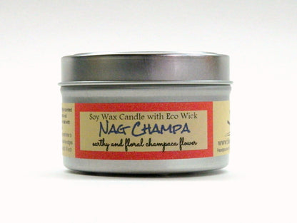 Nag Champa Scented Soy Wax Candle