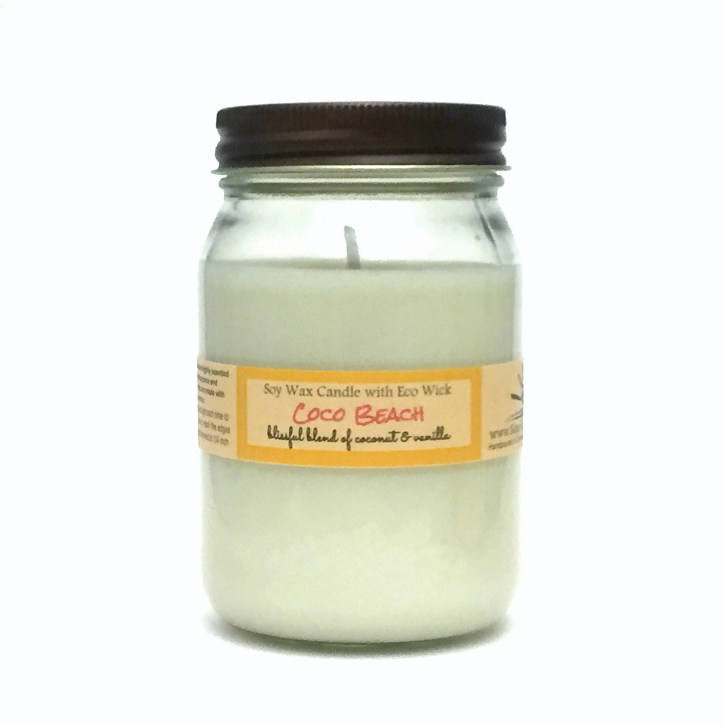 Coco Beach Scented Soy Wax Candle