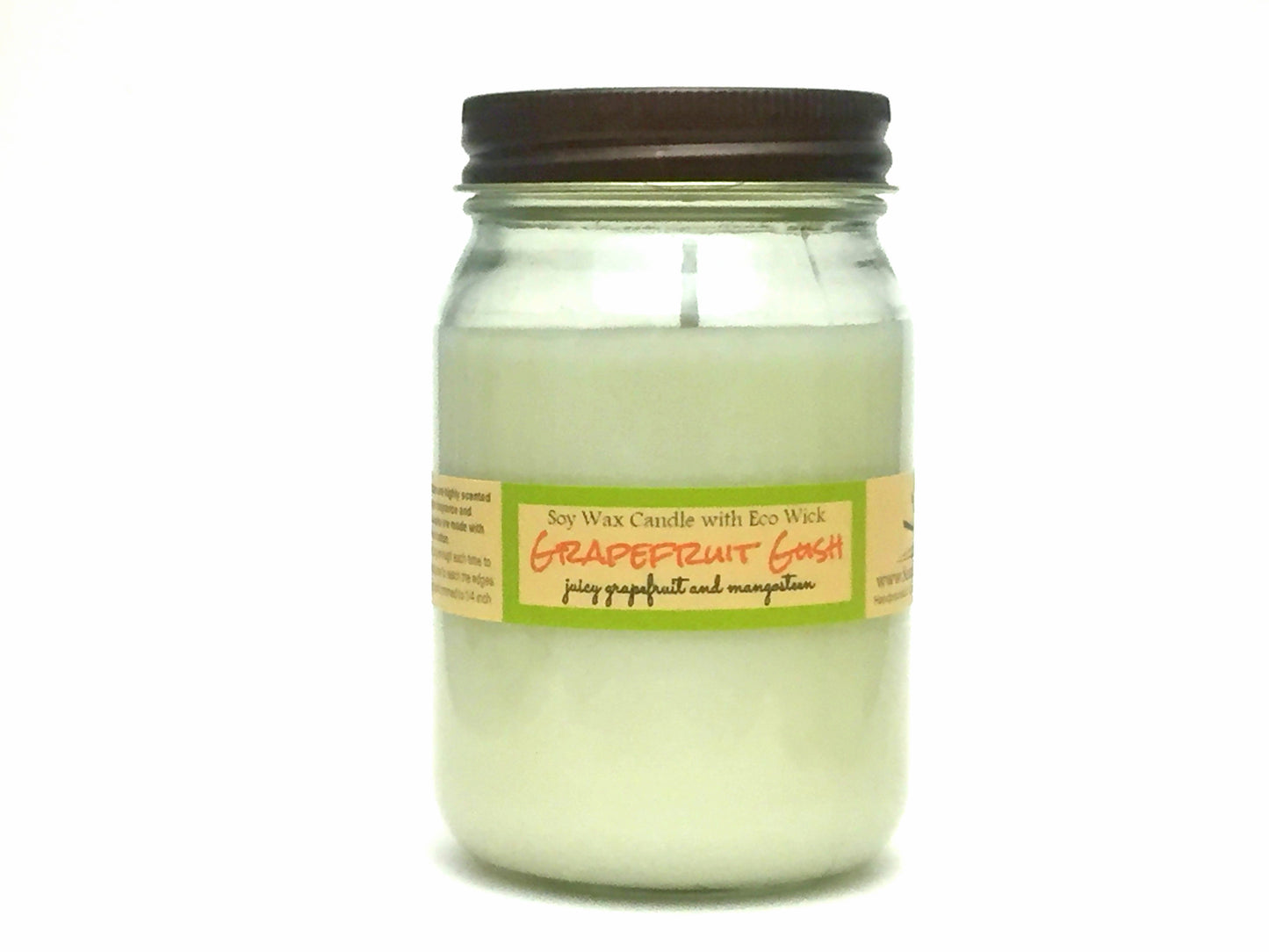 Grapefruit Gush Scented Soy Wax Candle