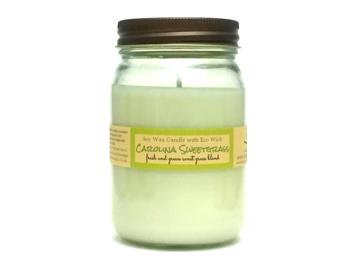 Carolina Sweet Grass Scented Soy Wax Candle