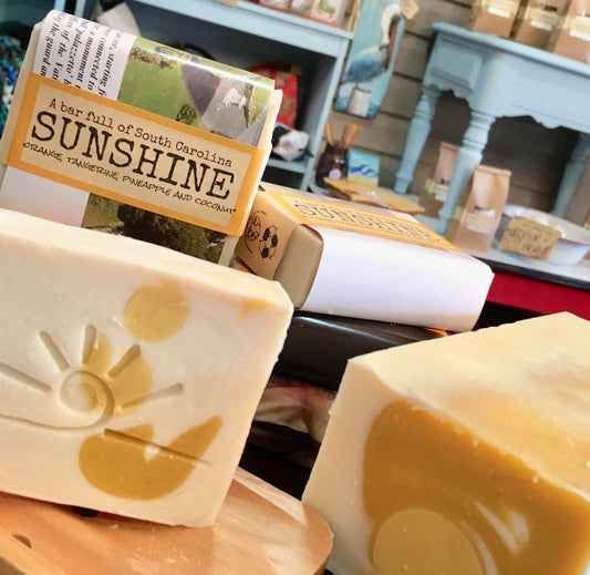 SC Sunshine - Pineapple, Coconut and Mandarin Orange Handmade Soap