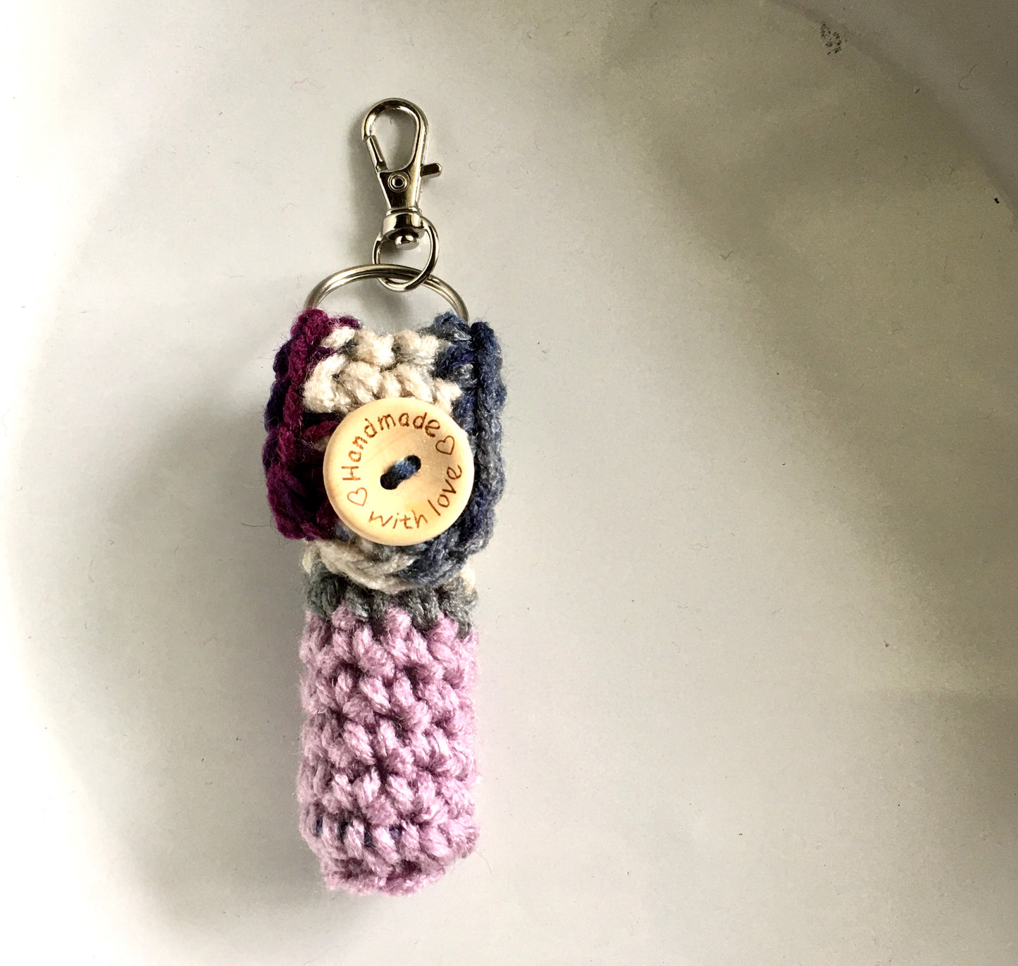 Crochet Lip Balm Keychain